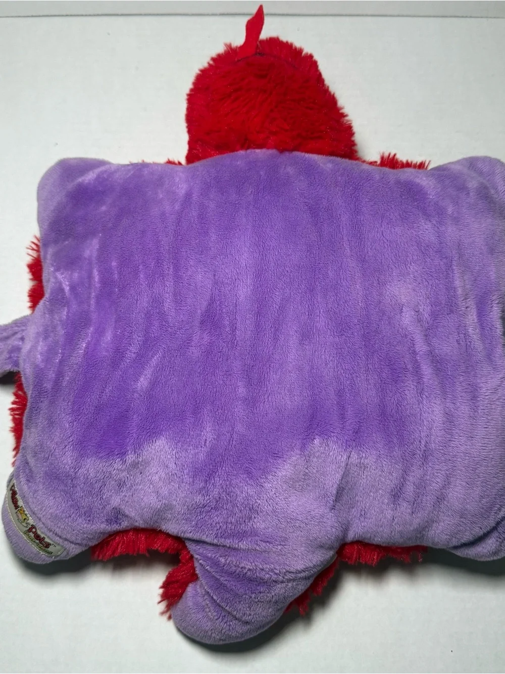 Pillow Pets Fiery Red Dragon Peewee Stuffed Animal Small